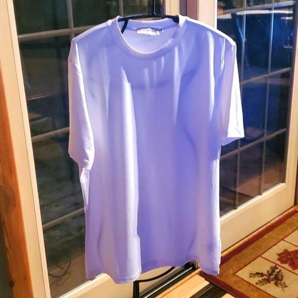 Bugatchi White Crew Neck Short Sleeve Sz. M T-shirt - Picture 1 of 12